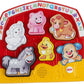 Fisher-Price Toddler Shape Sorting Toy Laugh & Learn Farm Animal Puzzle with Music & Sounds for Kids Ages 1+ Years