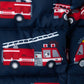 The Children'S Place Baby Boys' And Toddler Medium Weight Puffer Jacket, Wind, Water-Resistant, Blue Firetrucks