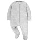 Gerber Baby Girls 4 Pack Sleep N Play Footie Golden Floral 0-3 Months