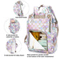 Yusudan Mermaid Diaper Bag Backpack For Baby Boys Girls, Waterproof Large Nappy Bags For Mom & Dad