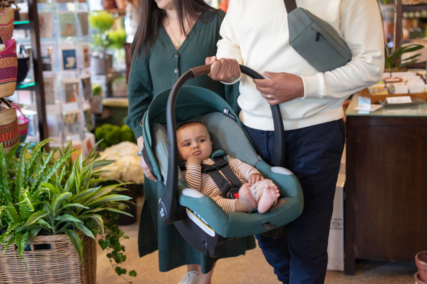Maxi-Cosi'S Mico Luxe+ Baby Car Seat: Infant Car Seat With Base And Versatile Baby Carrier Seat Functionality, Urban Wonder