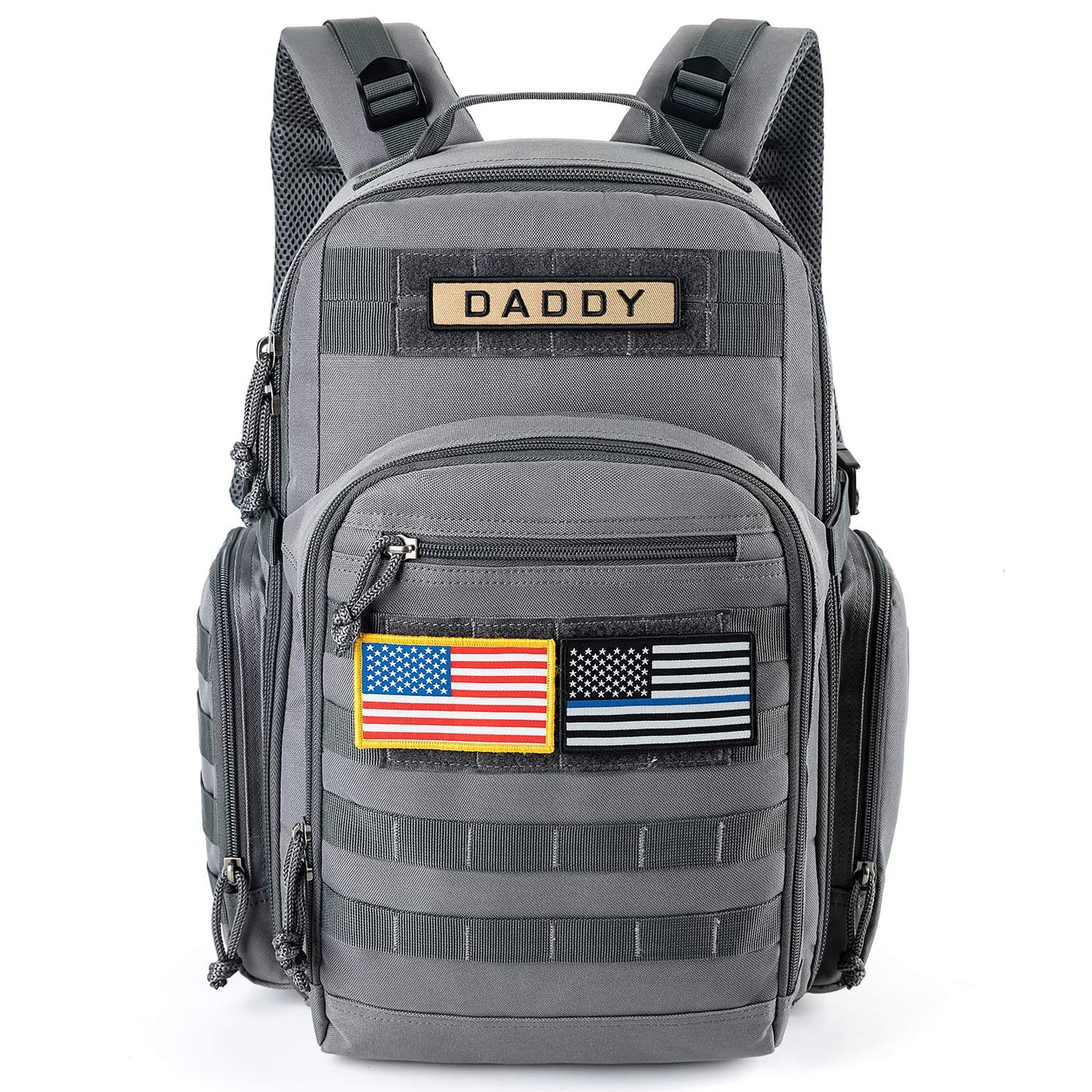 MIRACOL Military Diaper Bag for Men - Large Baby Diaper Backpack for Hiking Travel Trips Camping - Army Daddy Gear Backpack for 