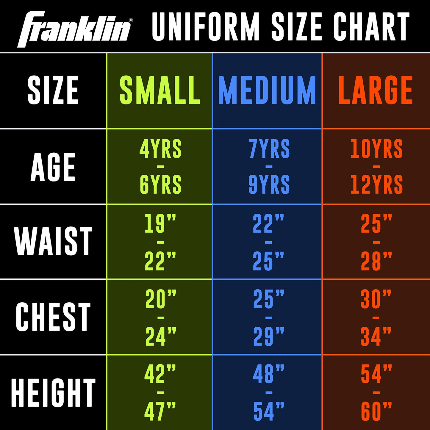 Franklin Sports New York Giants Kids Football Uniform Set - NFL Youth Football Costume for Boys & Girls - Set Includes Helmet, J