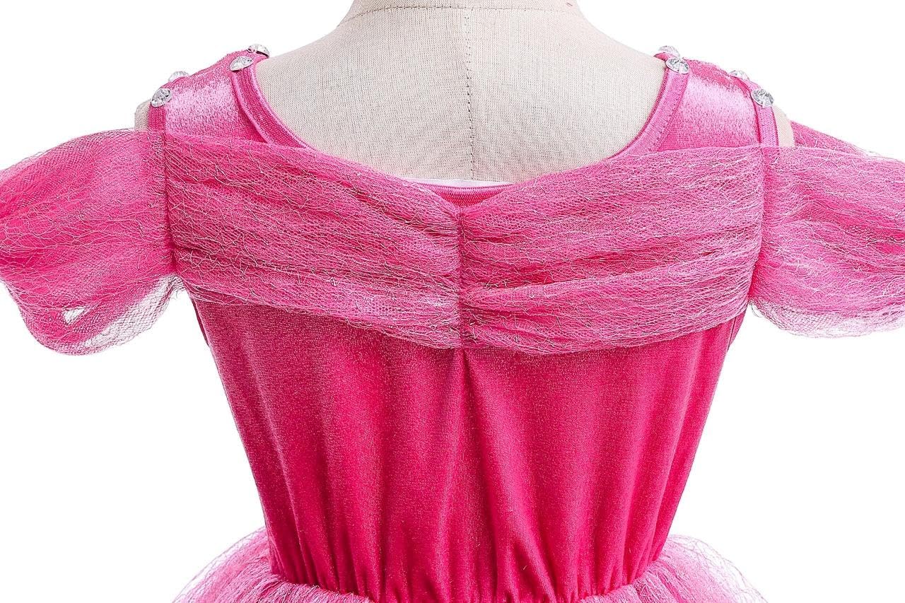 Dressy Daisy Toddler Girls' Princess Fancy Dress Up Costume Christmas Halloween Outfit Butterfly Size 4T Hot Pink