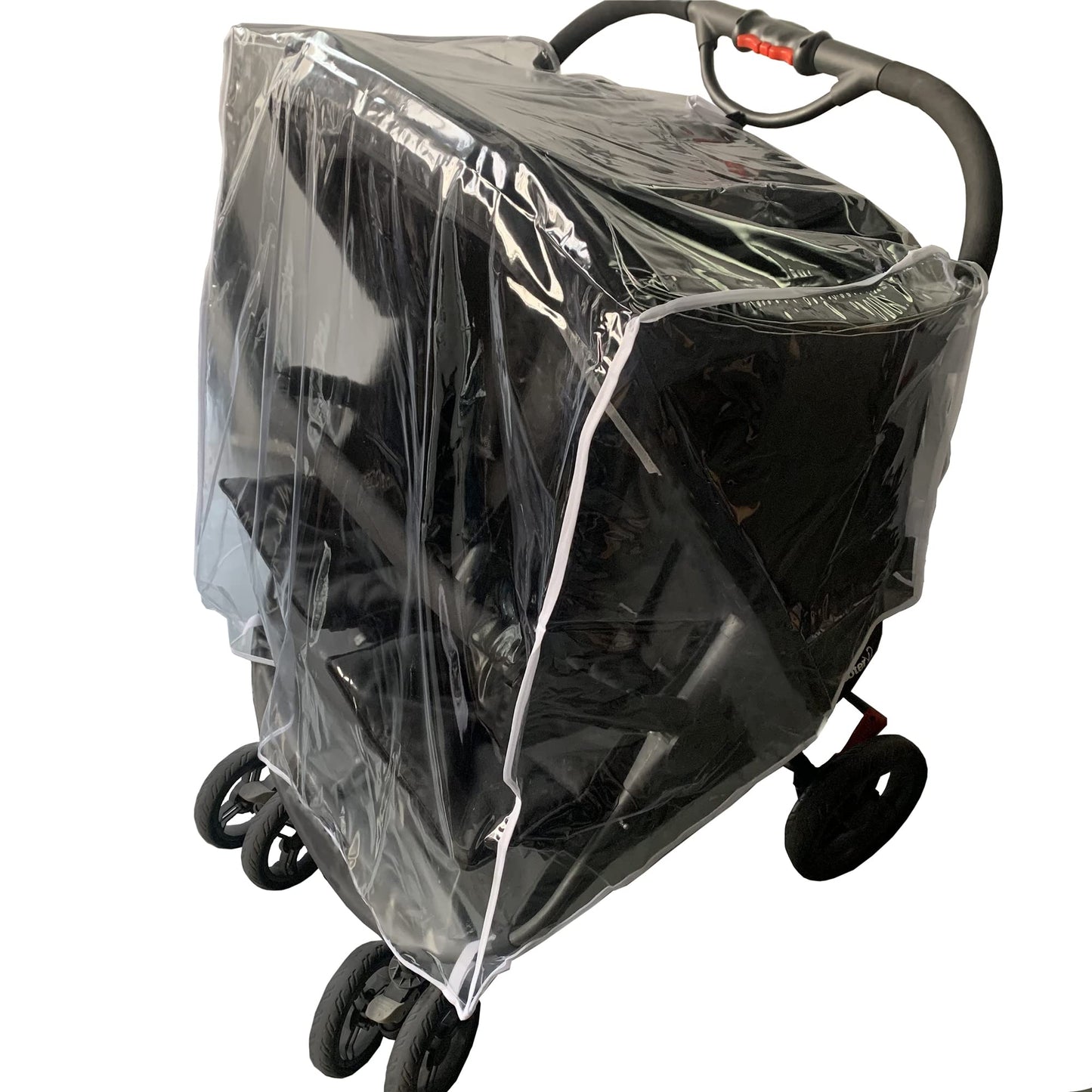 Universal Waterproof Twins Baby Pushchair Rain Cover Side By Side Double Pushchair Dust Proof Cover Baby Carriage Pram Accessori