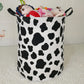 Kunro Toy Bin Waterproof Storage Organizer For Nursery Hamper Home Decor Closet Kids Bedroom Laundry Baby Gift Shelf Baskets (Ro