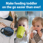 Dr. Brown'S Toddler Feeding Starter Set, Travel Feeding Bundle With Cheers360 Spoutless Training Cup With Handles, 6M+, 3 Pack