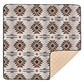 WELLDAY Western Aztec Baby Play Mats, Waterproof Anti- Slip Play Mat for Babies, Thicken Soft Foldable Baby Play mats for Floor,
