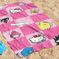 Jay Franco Hello Kitty Bath Pool Beach Towel - Super Soft & Absorbent 100% Cotton Towel With My Melody, Cinnamoroll, And Keroppi