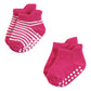 Hudson Baby Unisex Baby Non-Skid No-Show Socks, Pink Lilac, 12-24 Months