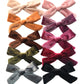 Fall Baby Girls Velvet Hair Bow Clips, 10Pcs Boutique 4' Bow Hair Alligator Clips Accessories For Toddlers, Little Girls, Schoo