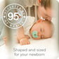 Nuk Comfy Orthodontic Pacifiers, 0-6 Months, Timeless Collection, 5 Count (Pack Of 1)