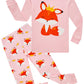 Kikizye Baby Girls Pajama Kids Long Sleeve Pjs Cotton Fox Jammies Toddler Pjs Sets Size 18-24 Mothes