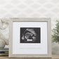 Kate & Milo Rustic Sonogram Baby Keepsake Photo Frame, Spanish Baby Ultrasound Frame, Amor A Primera Vista New Baby Keepsake Fra