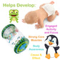 Splashinkids Infant Toys Beginner Crawl Along Game Ball Drop Maze Tummy Time Activity Center Early Development Jumbo Roller Rat