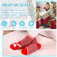 Eocom 6 Pairs Children'S Winter Warm Wool Animal Crew Socks Kids Boys Girls Socks (Stripe Animal, 1-3T)