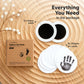 2-Pack Round Inkless Hand And Footprint Kit - Ink Pad For Baby Hand And Footprints - Dog Paw Print Kit,Dog Nose Print Kit - Baby