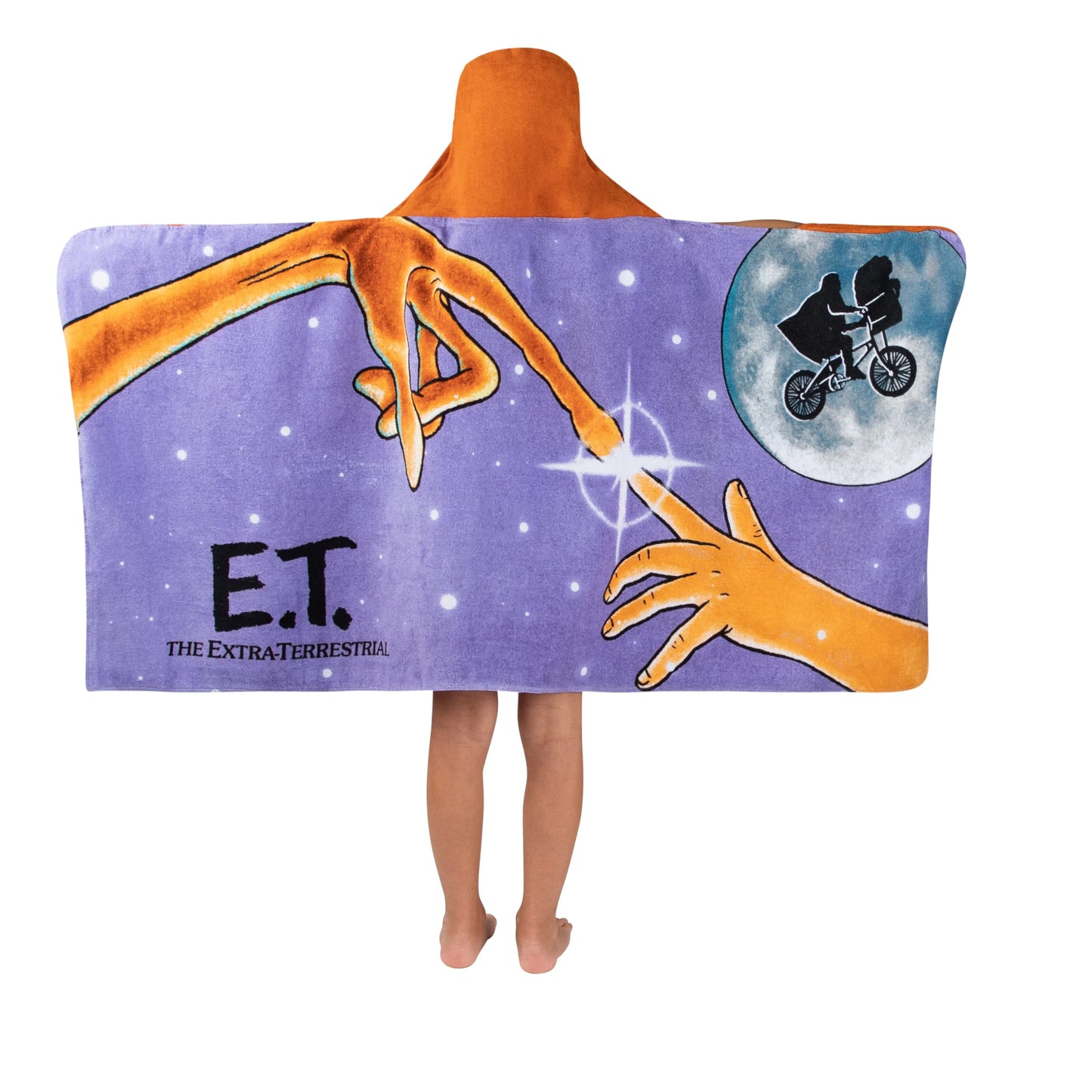 Franco Kids Bath And Beach Soft Cotton Terry Hooded Towel Wrap, 24 In X 50 In, Et The Extra Terrestrial