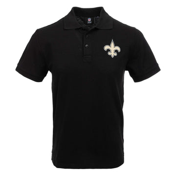 Nfl New Orleans Saints Mens Polo Short Sleeve Shirtpolo Short Sleeve Shirt, Casual Color, L