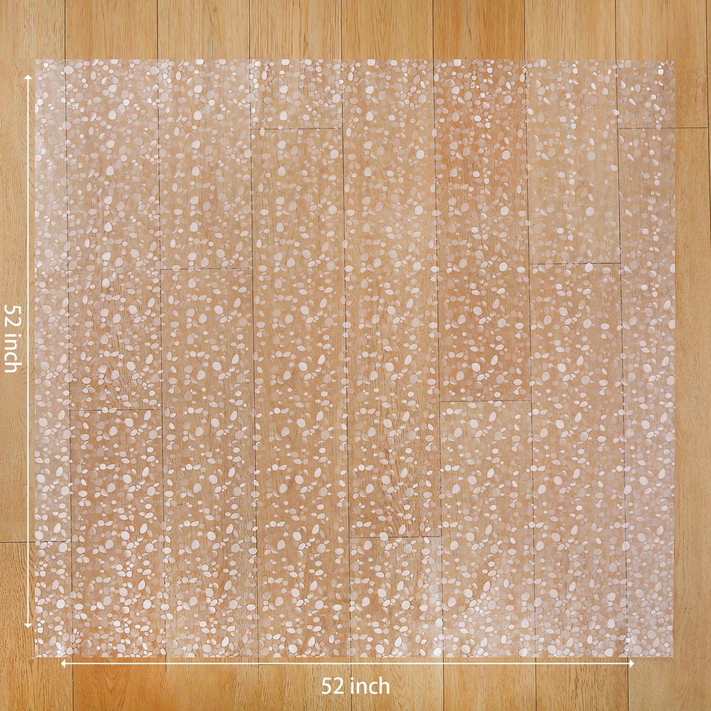 Plastic Splat Mat For Baby, Easy Cleaning Vinyl Floor Mat For Eating Messes, Waterproof High Chair Floor Protector Feeding Floor