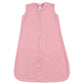 Hudson Baby Unisex Baby Plush Sleeping Bag, Sack, Blanket, Solid Light Pink Fleece, 6-12 Months