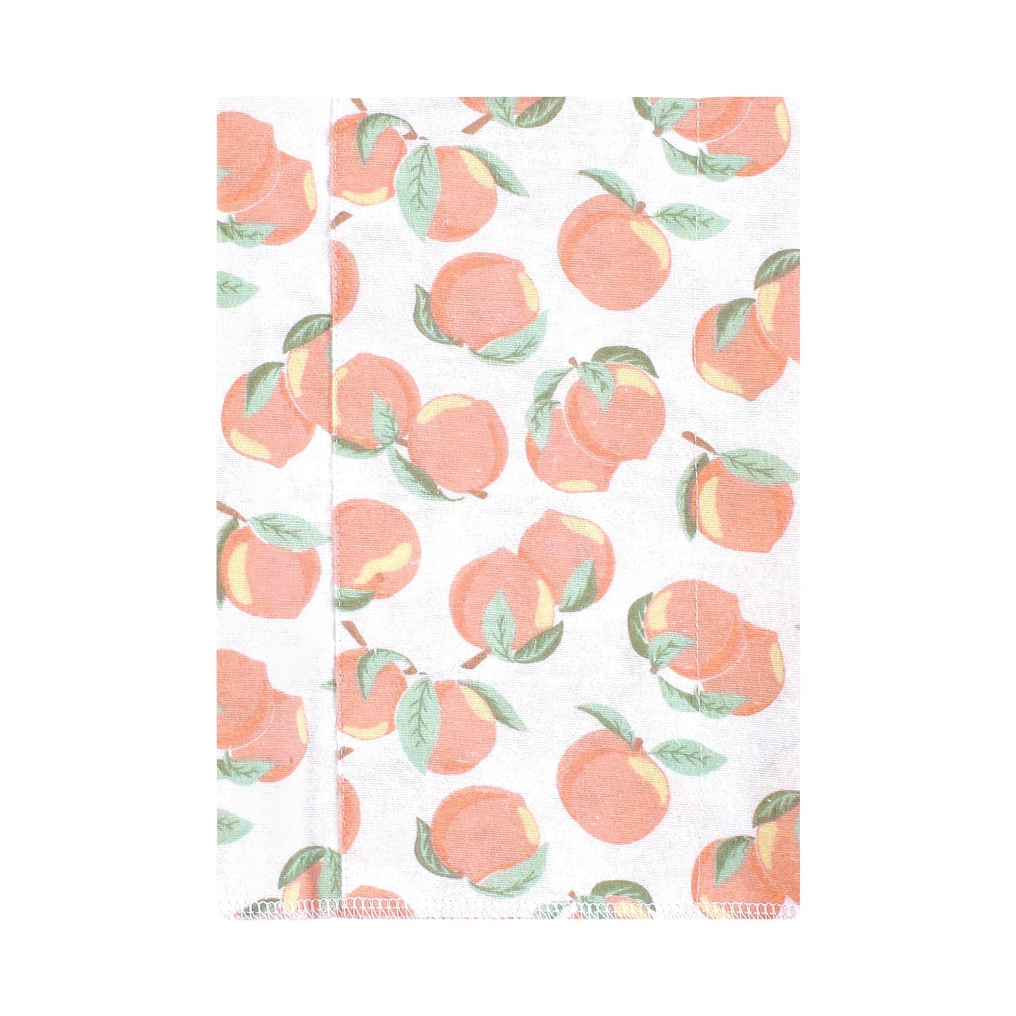 Hudson Baby Unisex Baby Flannel Burp Cloth 7Pk, Sweet Peach, One Size