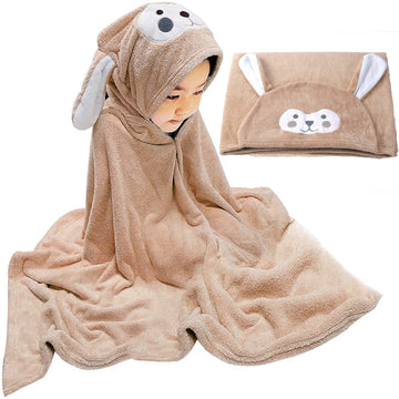 Visen Premium Hooded Towel For Kids,-28   55 Inch Large Size Kids Bath Towel,Ultra Soft Hooded Towel Wrap For Boys Girls, Highly