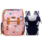 AgroCulture Diaper Backpack cum Laptop bag for kids and Working parents + Baby Carrier (Navy Blue, Unicorn) Baby Diaper Organise