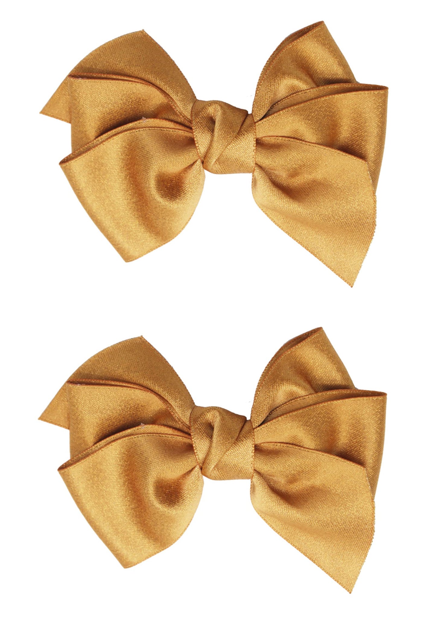 ZOONAI 4 Inch Shiny Glitter Ribbon Hair Bows Alligator Clips Hair Accessories Little Teen Toddler Girls Kids Teens Toddlers Hair