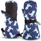 Winter Kids Waterproof Gloves For Boys Girls Snow Ski Toddler Baby Mittens Outdoor For Infant Teens 1-5T (N-Navy Dinosaur, M(2-4