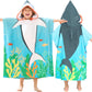 Joiedomi Kids Beach Towel  Shark Hooded Bath Towel  For Boys Girls 310 Years 30 X 30  Toddler Soft Absorbent Swim Pool Tow