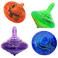 Hanukkah Musical Light-Up Dreidel Spinning Tops Set, Plays 2 Classic Hanukkah Songs, Assorted Colors (12-Pack)