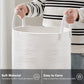 Woven Rope Laundry Hamper Basket By Youdenova, 58L Tall Laundry Basket, Baby Nursery Hamper For Blanket Storage, Clothes Hamper
