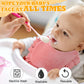 Mepase 10 Pcs Large Muslin Baby Girl Bibs Drool Teething Bibs Lap Shoulder For Boy Girls Teething(Elegant Colors)