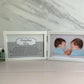 The Grandparent Gift Co. Grandma Of Twins Poem White Double Hinged 4 X 6 Photo Frame With Ribbon