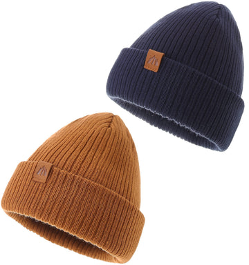 Lmlalml 2 Pack Beanie For Baby Boys Soft Knit Baby Winter Hat Classic Grey Warm Baby Beanies