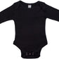 Earth Elements Baby Long Sleeve Bodysuit 6-12 Months Black