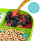 The First Years Cocomelon Toddler Dinnerware Set - Plastic Dinnerware Set And Toddler Utensils - 2 Reversible Baby Plates And 4