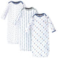 Luvable Friends Unisex Baby Cotton Gowns, Boy Feathers, 0-6 Months Us
