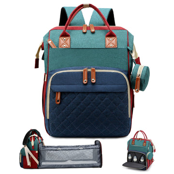 SALIFA Diaper Bag Backpack with Changing Station, Baby Diaper Backpack Bag, Large Diaper Bag, Waterproof Multi-Function Travel P