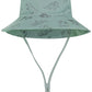 Baby Sun Hat Upf 50+ Sun Protective Toddler Bucket Hat Summer Kids Beach Hats Wide Brim Outdoor Play Hat For Boys Girls Sea Blue