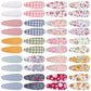 Choicbaby 40 Pcs Toddler Hair Clips Floral Print Girl Hair Clips For Girls Non Slip Wrapped Snap Hairpins For Kids Barrettes Hai