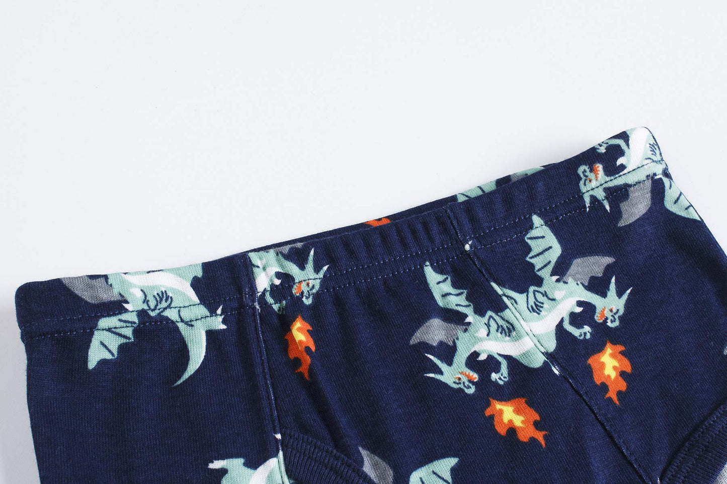 Boboking Little Boys Briefs Dinosaur Truck Toddler Kids Underwear (Pack Of 6) 6/7Y Blue