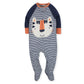 Gerber Baby Boys' 4 Pack Sleep 'N Play Footie, Tiger/Hedgehog, 3-6 Months