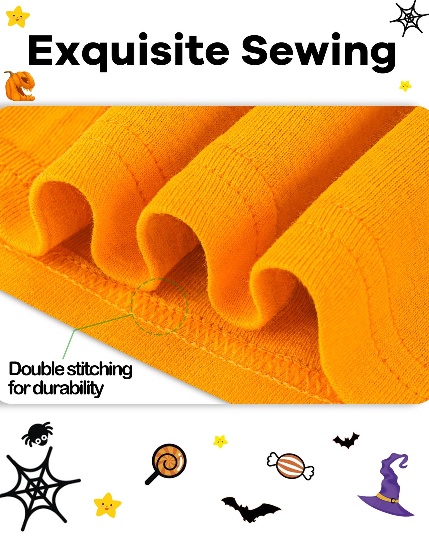 Daughter Queen Girls Halloween Pajamas 18-24 Month Baby Toddler Pumpkin Pjs 100% Cotton Comfy Soft Pj Sets Sleepwear Jammies Sle