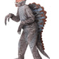 Fun Costumes - Kids Spinosaurus Costume, Prehistoric Childrens Dinosaur Jurassic Halloween Outfit (Medium Bundle W/Egg Bag, Gray