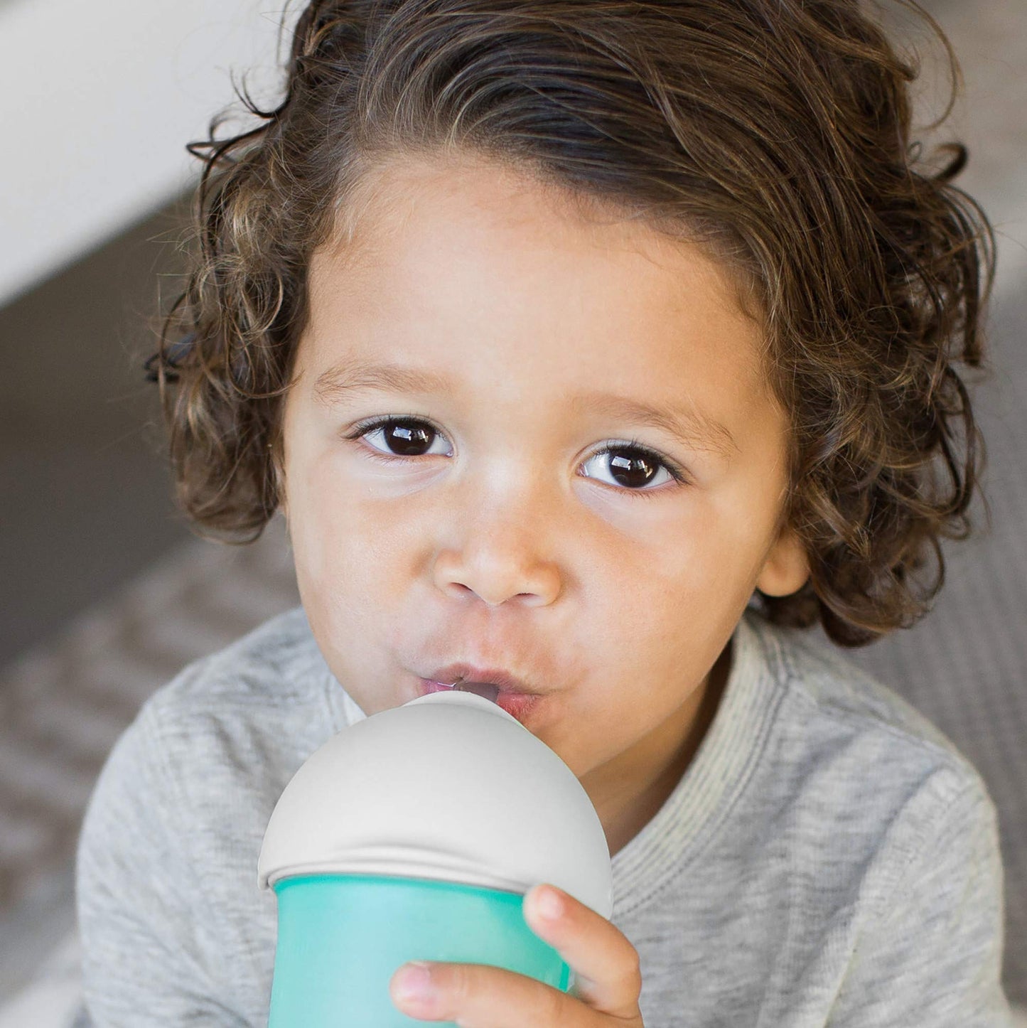 Boon Nursh Silicone Straw Sippy Cup Lid - Conversion Straw Top For Boon Nursh Bottles - Sippy Cup Lid - Toddler Straw Cup Top -