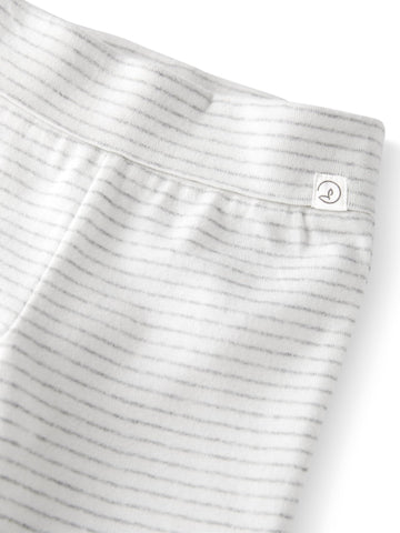 Little Planet By Carter'S Baby 2-Pack Pants Made With Organic Cotton, Gray Stripe Cream, 24 Months