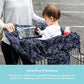 Disney Baby by J.L. Childress Shopping Cart & High Chair Cover for Baby, Kids, & Toddler - Cover for Grocery Carts & Restaurants