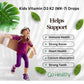 Go Healthy Vitamin D3 K2 (Mk-7) All-Trans Drops For Kids - Easy-To-Absorb Vegan D Liquid, Children'S Growth & Immune Support, Gl